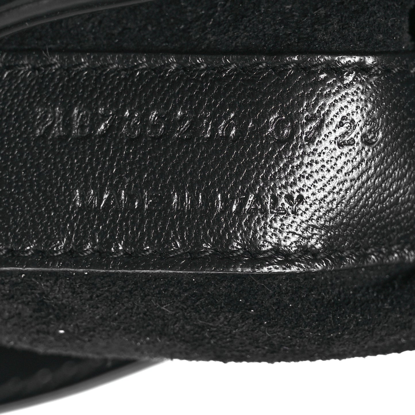 Patent Calfskin Mini Le 5 A 7 Vertical Hobo Black