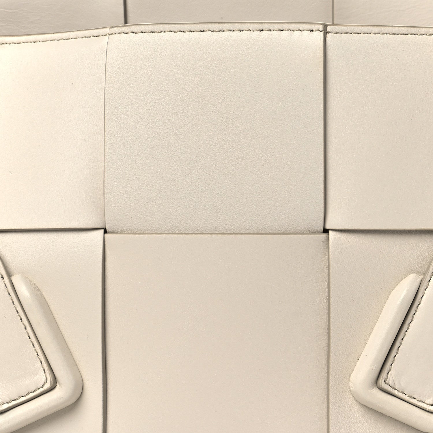 Bottega Veneta French Calfskin Maxi Intrecciato Small Arco Bianco 8 of 10