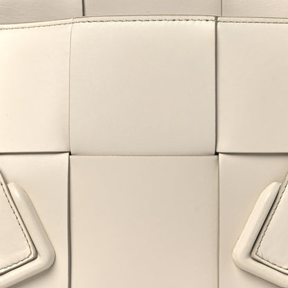 Bottega Veneta French Calfskin Maxi Intrecciato Small Arco Bianco 8 of 10