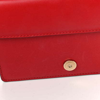 Valentino Garavani Calfskin VLogo Inlay Chain Pouch Rouge Pur White 16 of 18