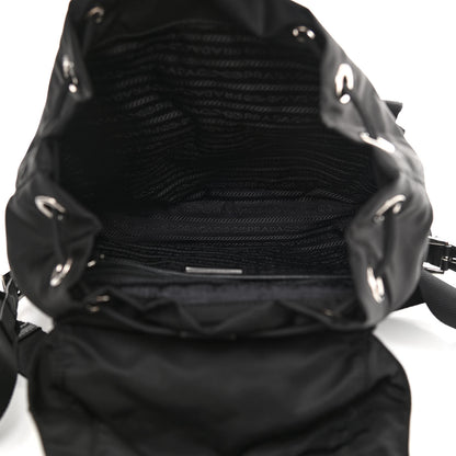 Prada Tessuto Nylon Saffiano Small Backpack Black 4 of 9