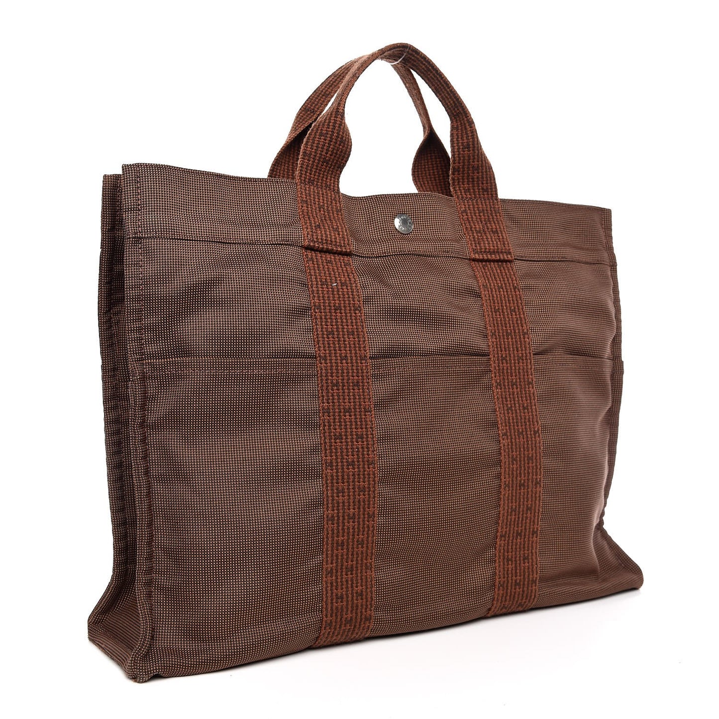 Canvas Herline MM Tote Brown