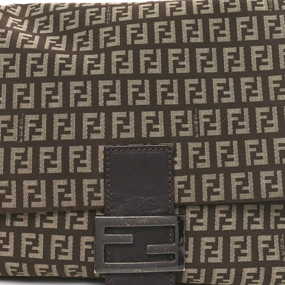 Fendi Zucchino Vitello Mama Baguette Testa di Moro Beige 8 of 10