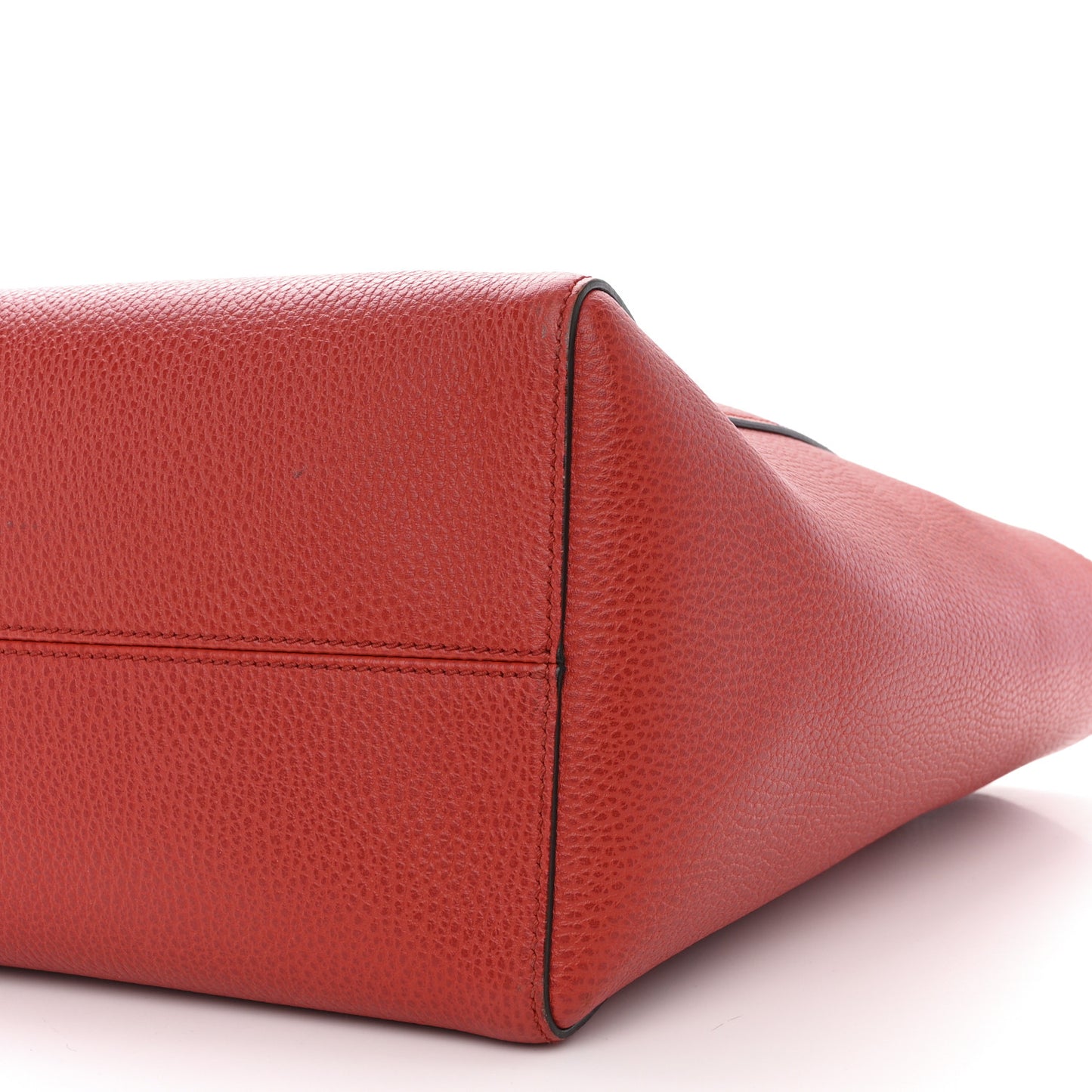 Dollar Calfskin Medium Swing Tote Red