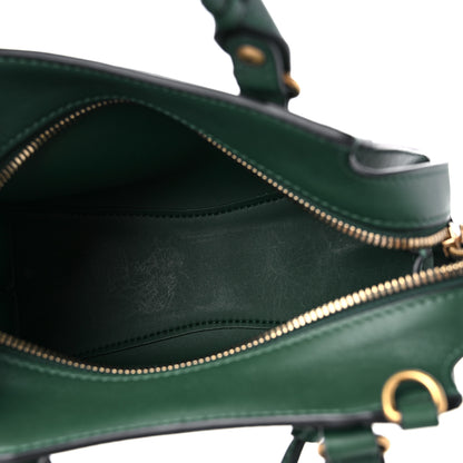 Balenciaga Smooth Calfskin Neo Classic Gold Hardware Mini City Forest Green 6 of 9