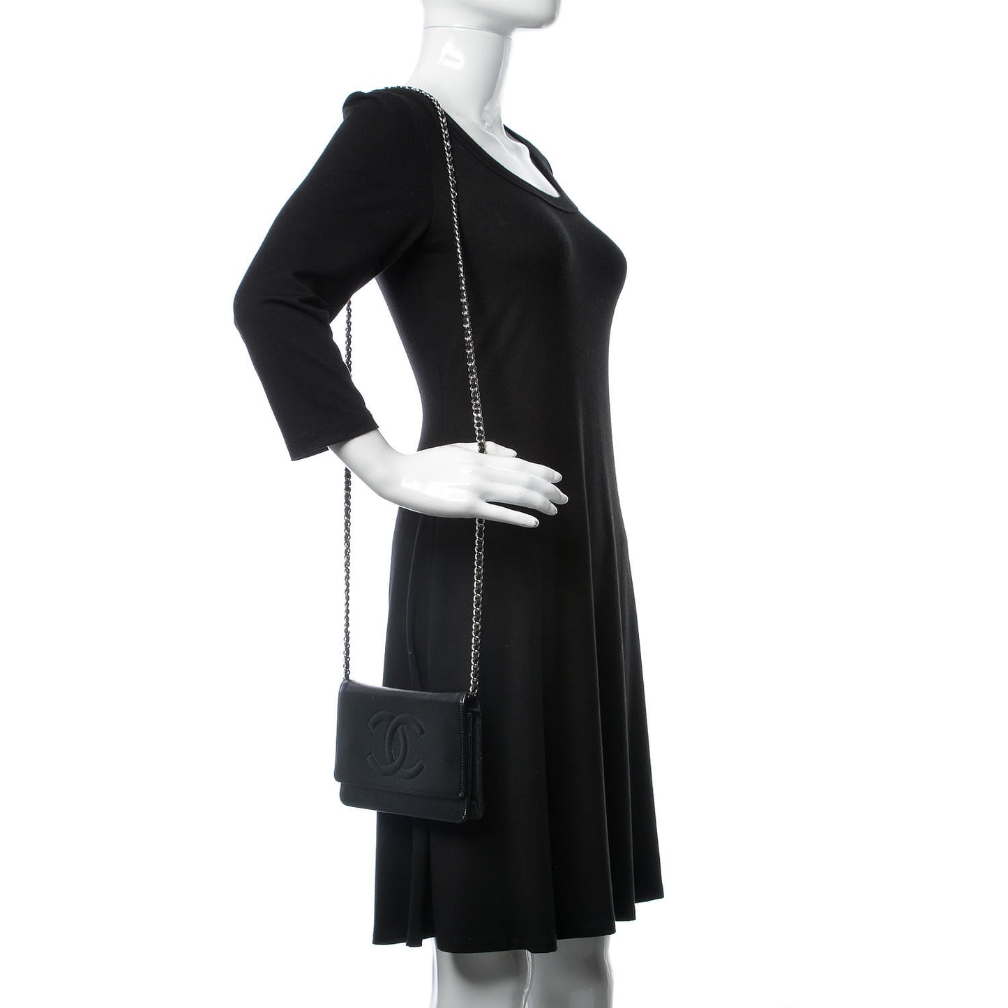 Caviar Timeless CC Wallet On Chain WOC Black