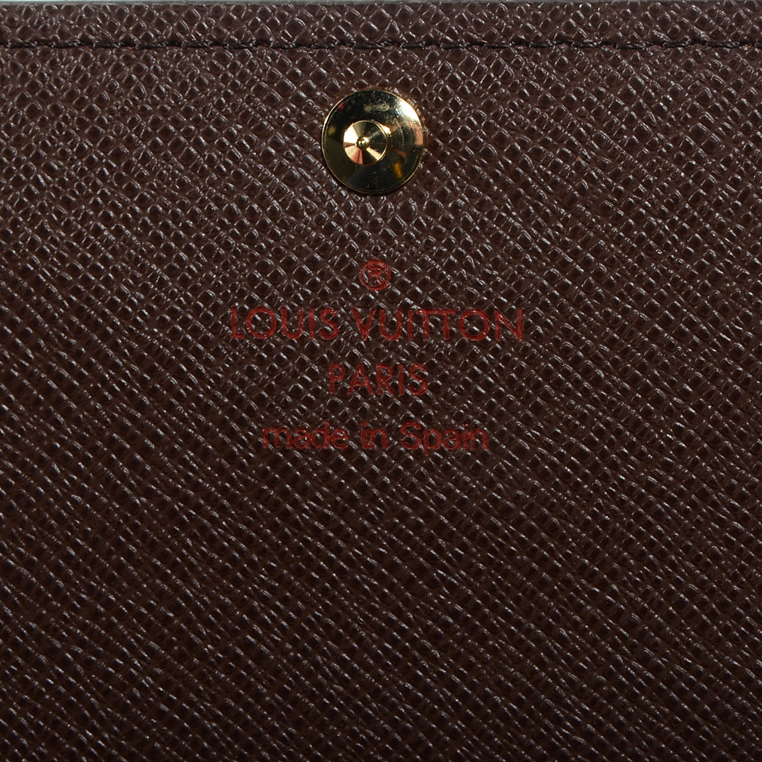 Louis Vuitton Damier Ebene Elise Wallet 6 of 8