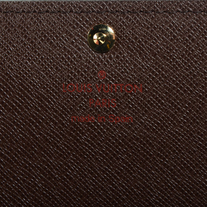 Louis Vuitton Damier Ebene Elise Wallet 6 of 8