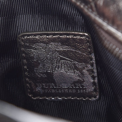 Burberry Metallic Calfskin Quilted Sophie Pewter 6 of 10