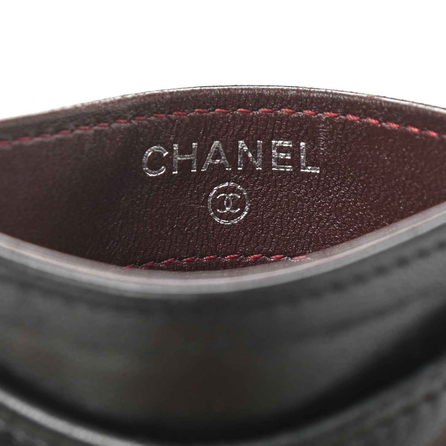 Chanel Lambskin Quilted Card Holder Black 6 of 9