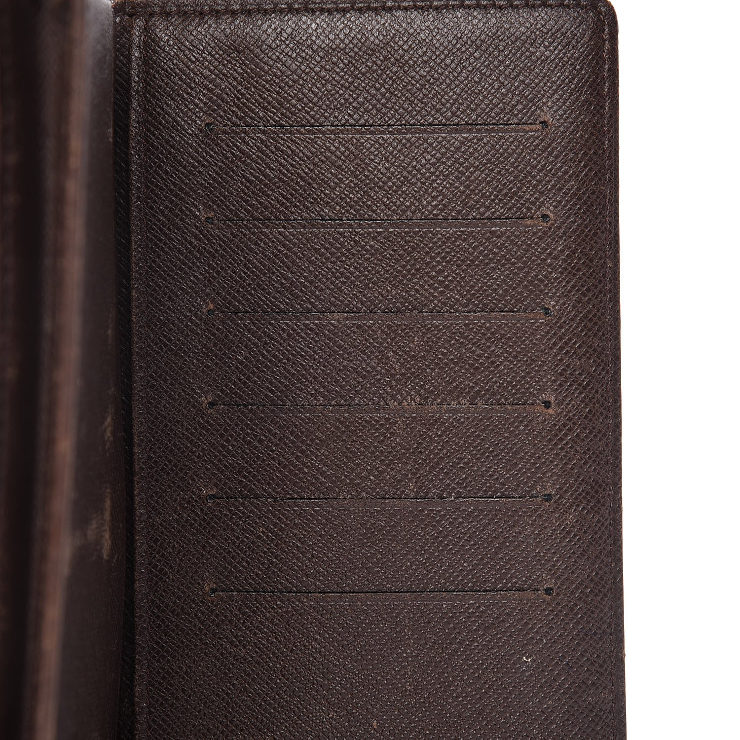 Louis Vuitton Damier Ebene Porte-Cartes Credit Yen Checkbook Wallet 8 of 13