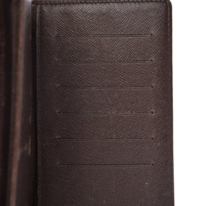 Louis Vuitton Damier Ebene Porte-Cartes Credit Yen Checkbook Wallet 8 of 13