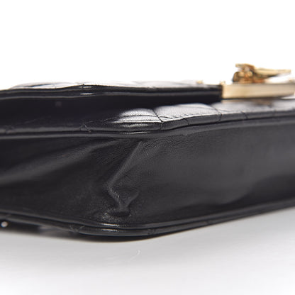 Chanel Lambskin Quilted Golden Class Wallet on Chain WOC Black 21 of 22