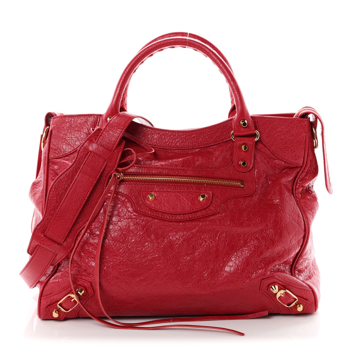 Agneau Classic Gold Hardware Velo Rouge Sapphire