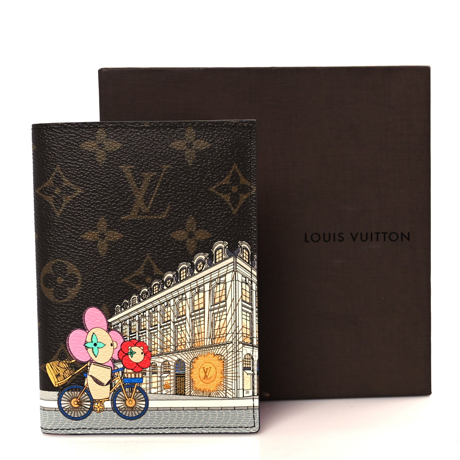 Louis Vuitton Monogram 2022 Christmas Animation Paris Passport Cover Pink 8 of 8