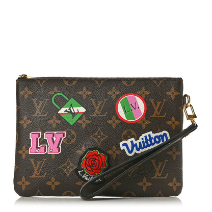 Louis Vuitton Monogram Travel Stickers City Pouch 1 of 8