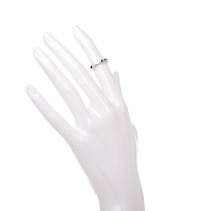 Cartier 18K White Gold 2.5mm Maillon Panthere Wedding Band Ring 46 3.75 4 of 4