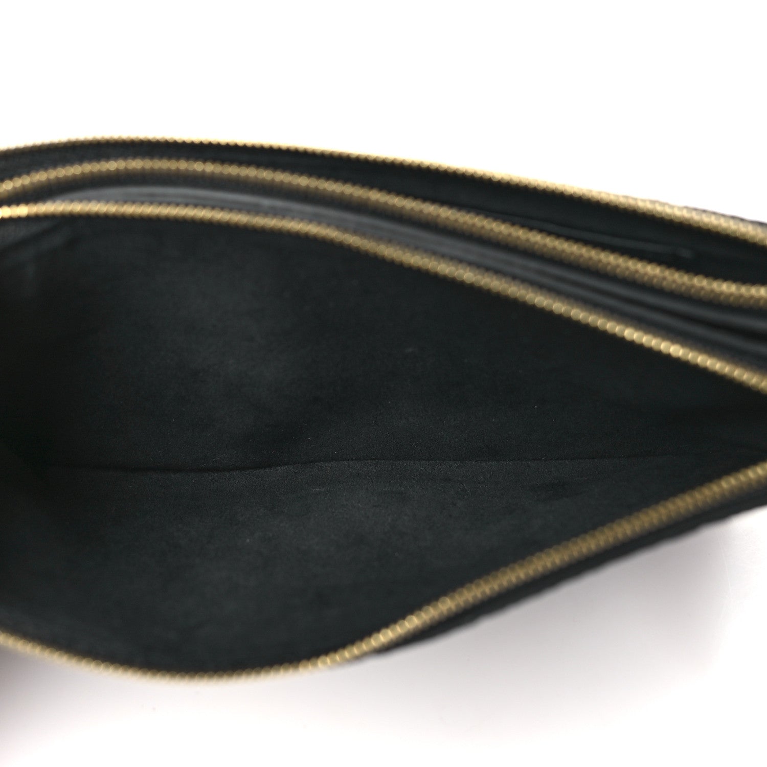 Louis Vuitton Empreinte Double Zip Pochette Black 6 of 10