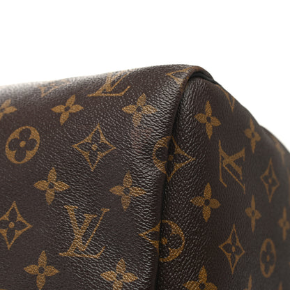 Louis Vuitton Monogram Macassar Keepall Bandouliere 55 10 of 12