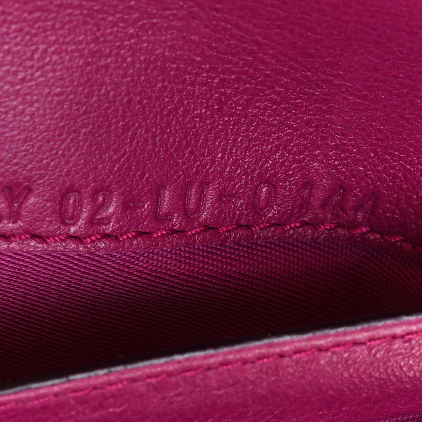 Smooth Calfskin Bi-Color Diorissimo Envelope Wallet Toxic Purple Pink