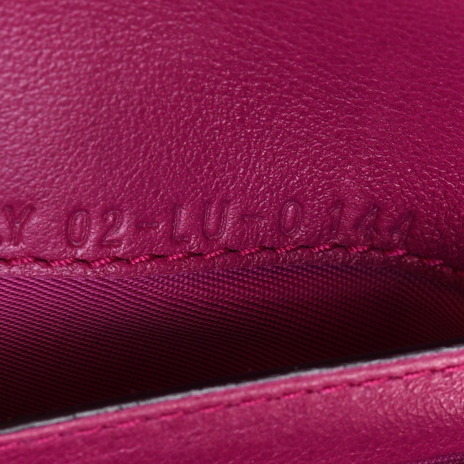 Christian Dior Smooth Calfskin Bi-Color Diorissimo Envelope Wallet Toxic Purple Pink 8 of 12