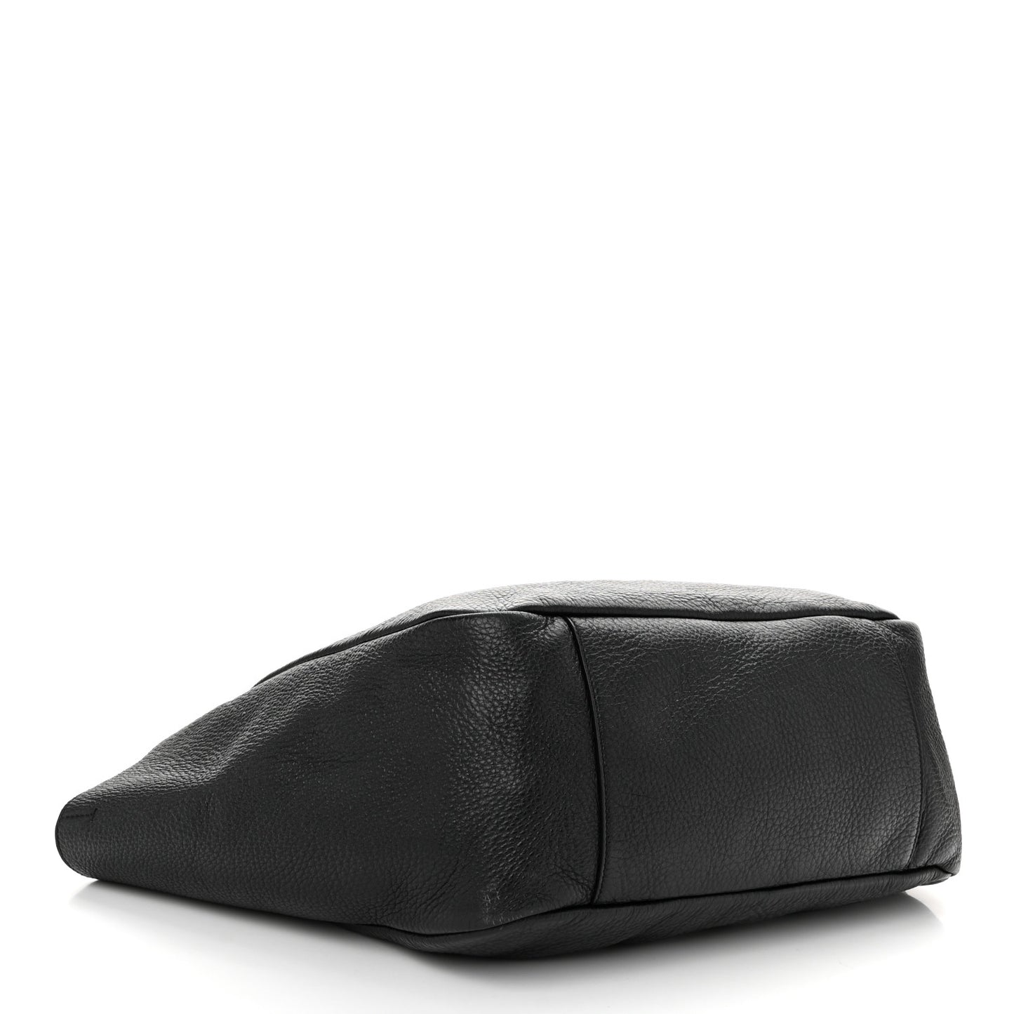 Grained Deerskin Bea Tote Black
