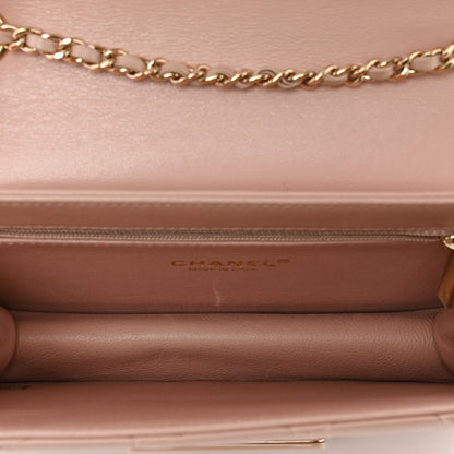 Chanel Sheepskin Quilted Mini Beauty Lock Flap Pink 6 of 13