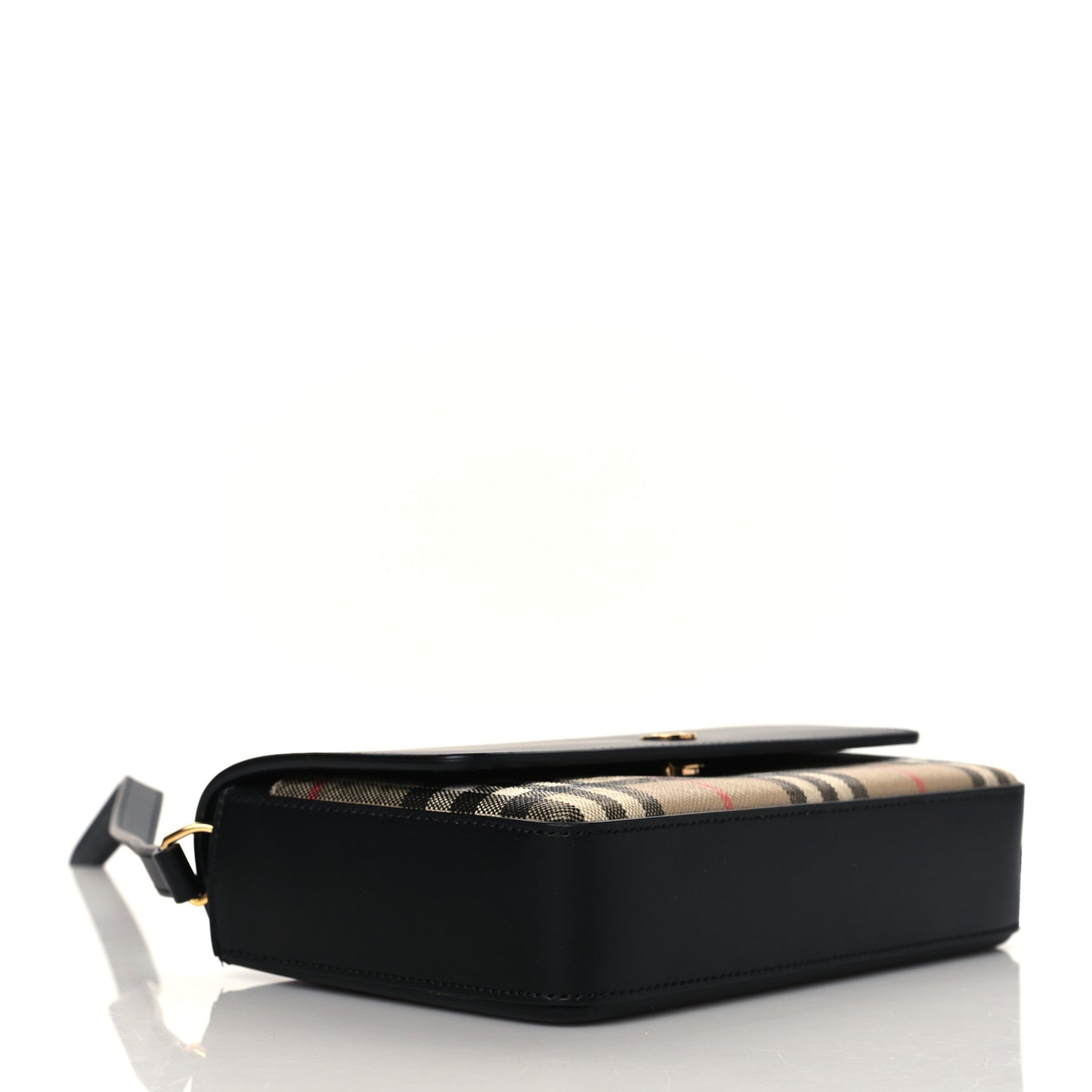 Calfskin Vintage Check New Hampshire Bag Black