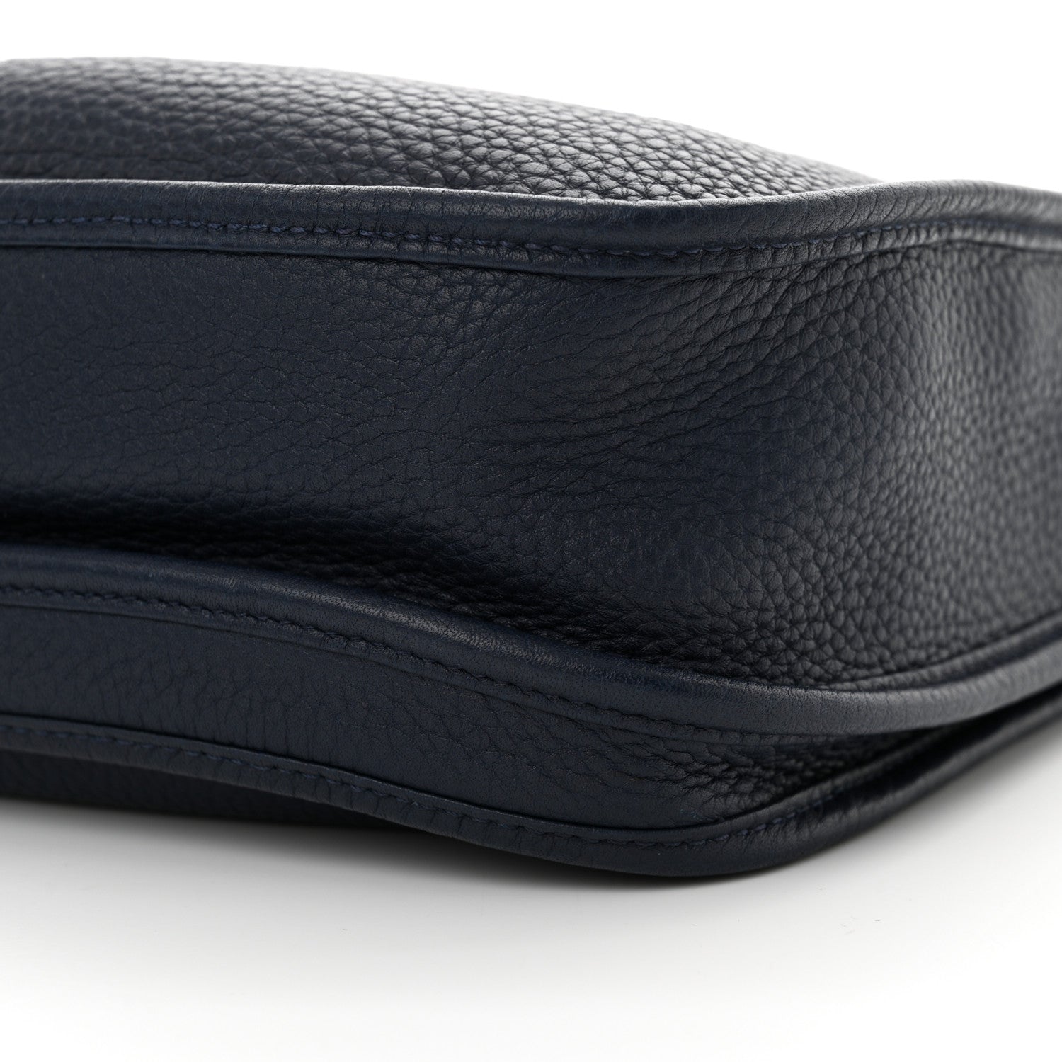 Hermes Taurillon Clemence Evelyne III PM Bleu Saphir 10 of 10
