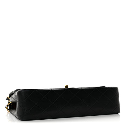 Chanel Lambskin Quilted Medium Double Flap Black 4 of 14
