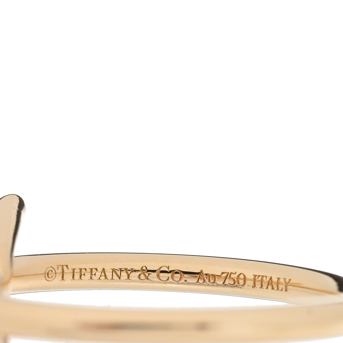 18K Yellow Gold Knot Ring 49 4.75