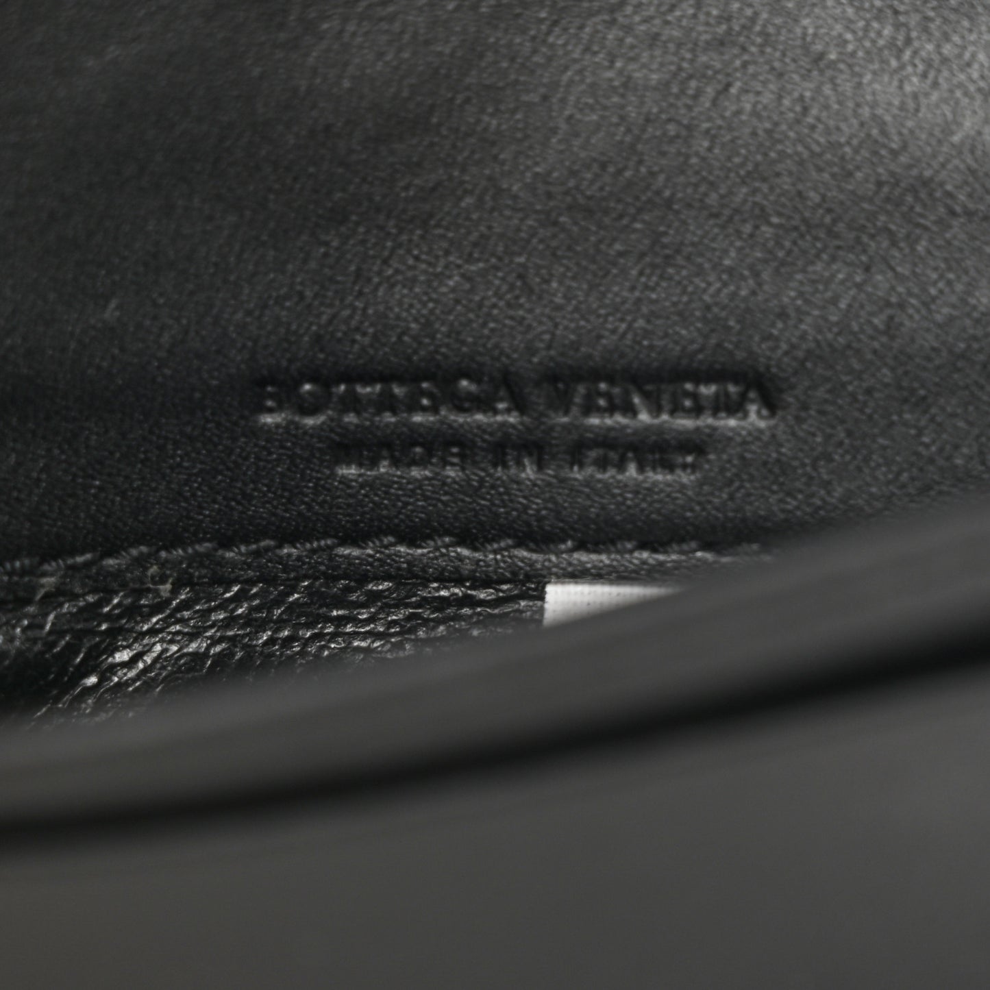 Nappa Intrecciato Continental Compact Flap Wallet Black