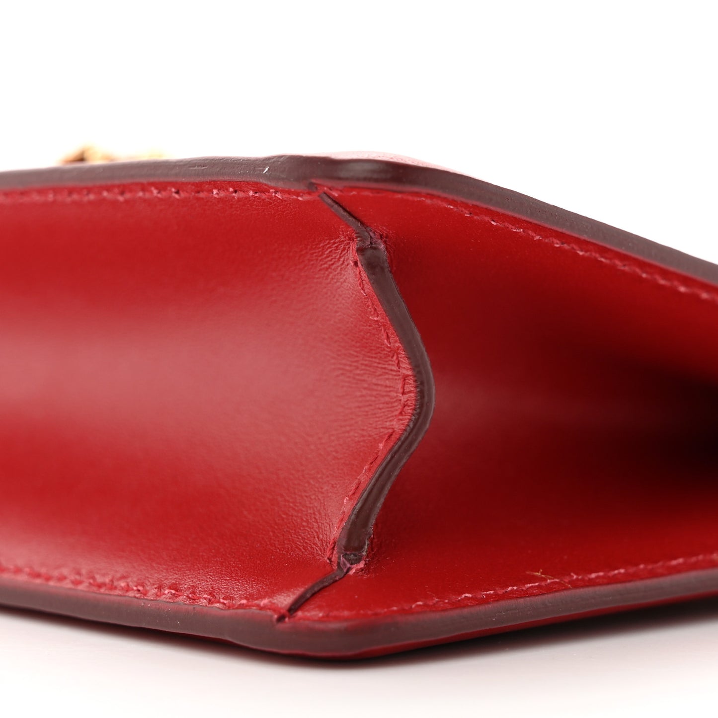 Smooth Calfskin Medium Devotion Crossbody Bag Poppy Red
