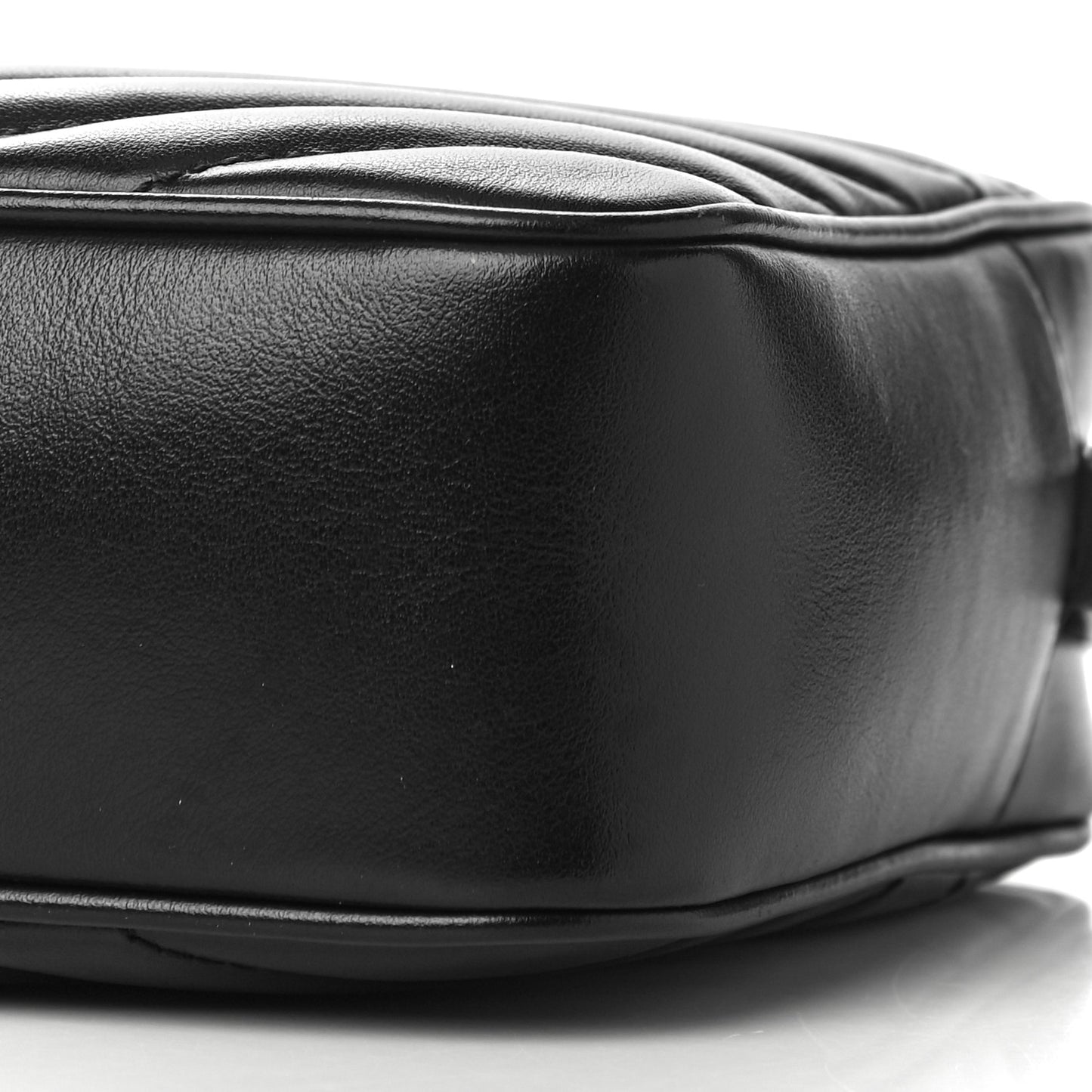 Calfskin Matelasse Monogram Lou Camera Bag Black