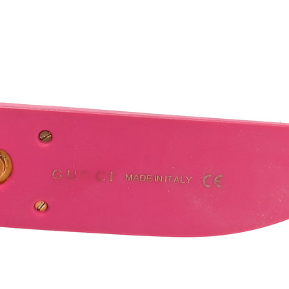 Gucci Square Frame GG0102S Sunglasses Glitter Pink Multi 5 of 7