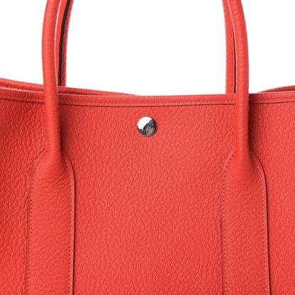 Hermes Vache Country Garden Party 36 MM Rouge Duchesse 9 of 9