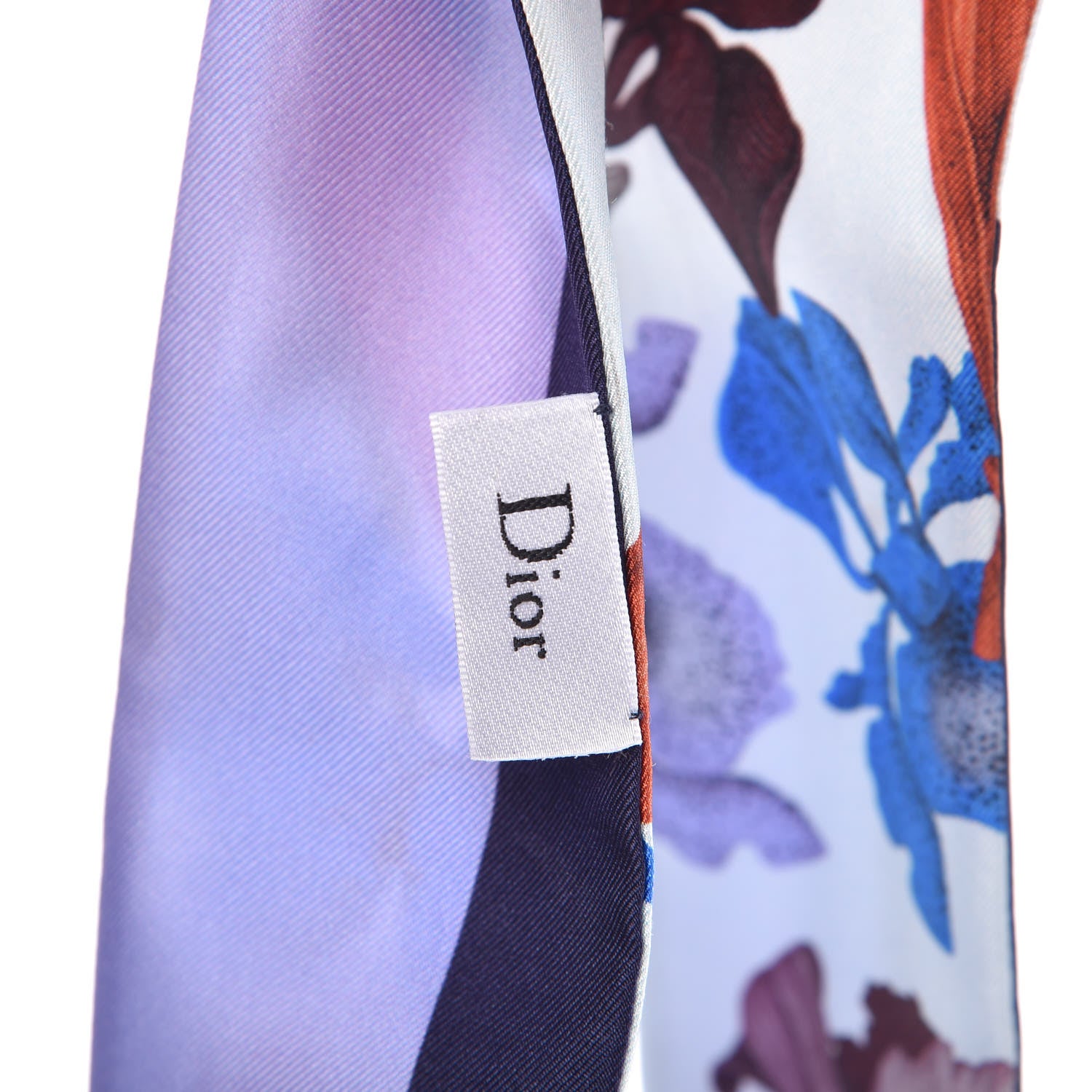 Christian Dior Silk ABCDior I Mitzah Scarf Blue 3 of 8