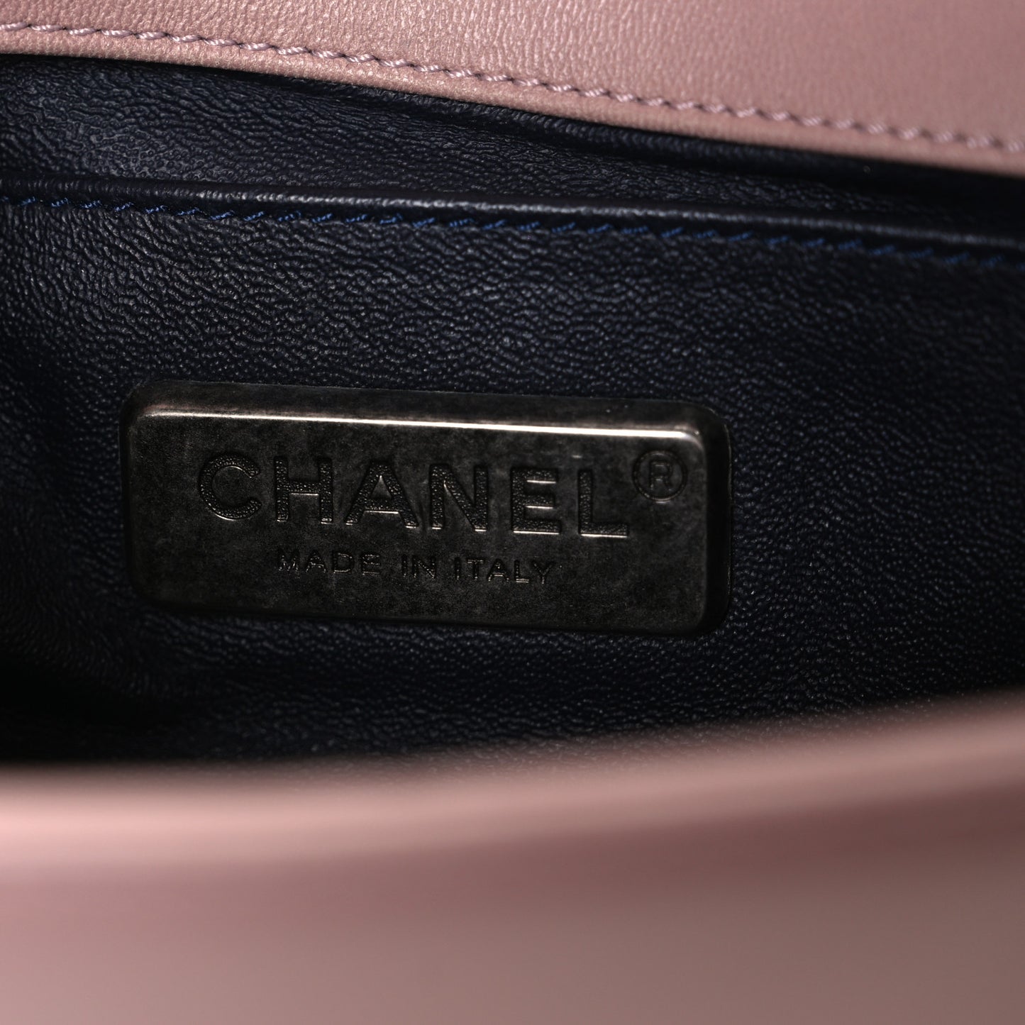 Fur Calfskin Small Boy Flap Pink