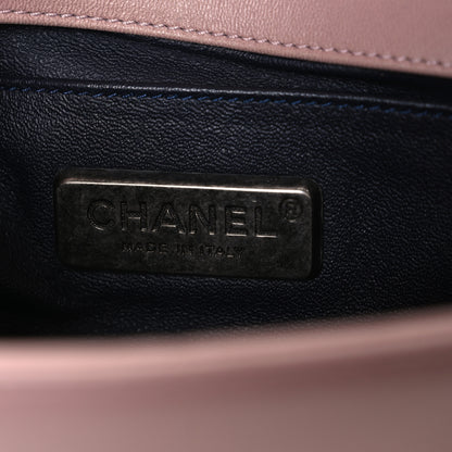 Chanel Fur Calfskin Small Boy Flap Pink 6 of 10