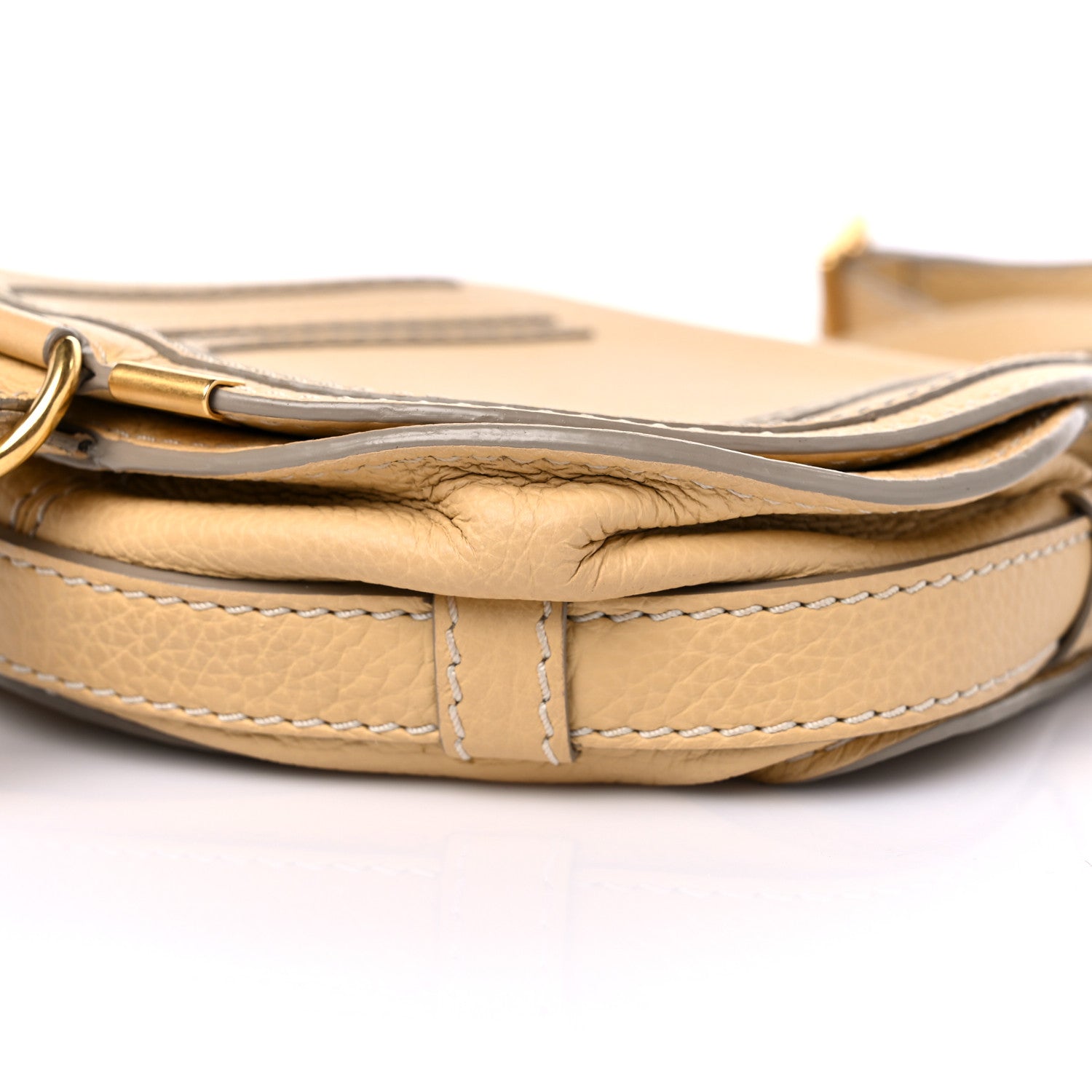 Chloe Calfskin Mini Marcie Round Crossbody Bag Sunlight 7 of 12