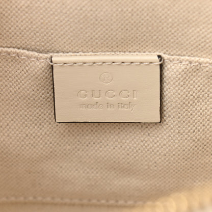 Gucci Boarded Plutone Calfskin Mini Horsebit 1955 Top Handle Bag Mystic White 6 of 10