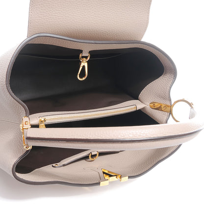 Louis Vuitton Taurillon Capucines MM Galet 7 of 10