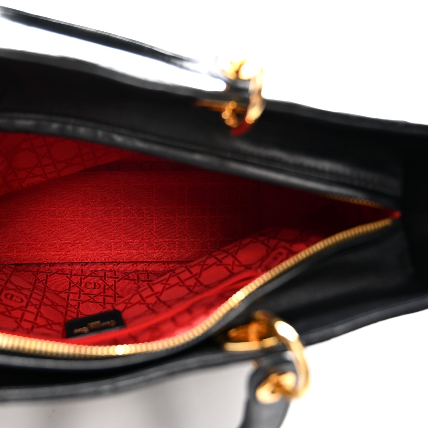 Christian Dior Lambskin Cannage Large Lady Dior Black 5 of 16