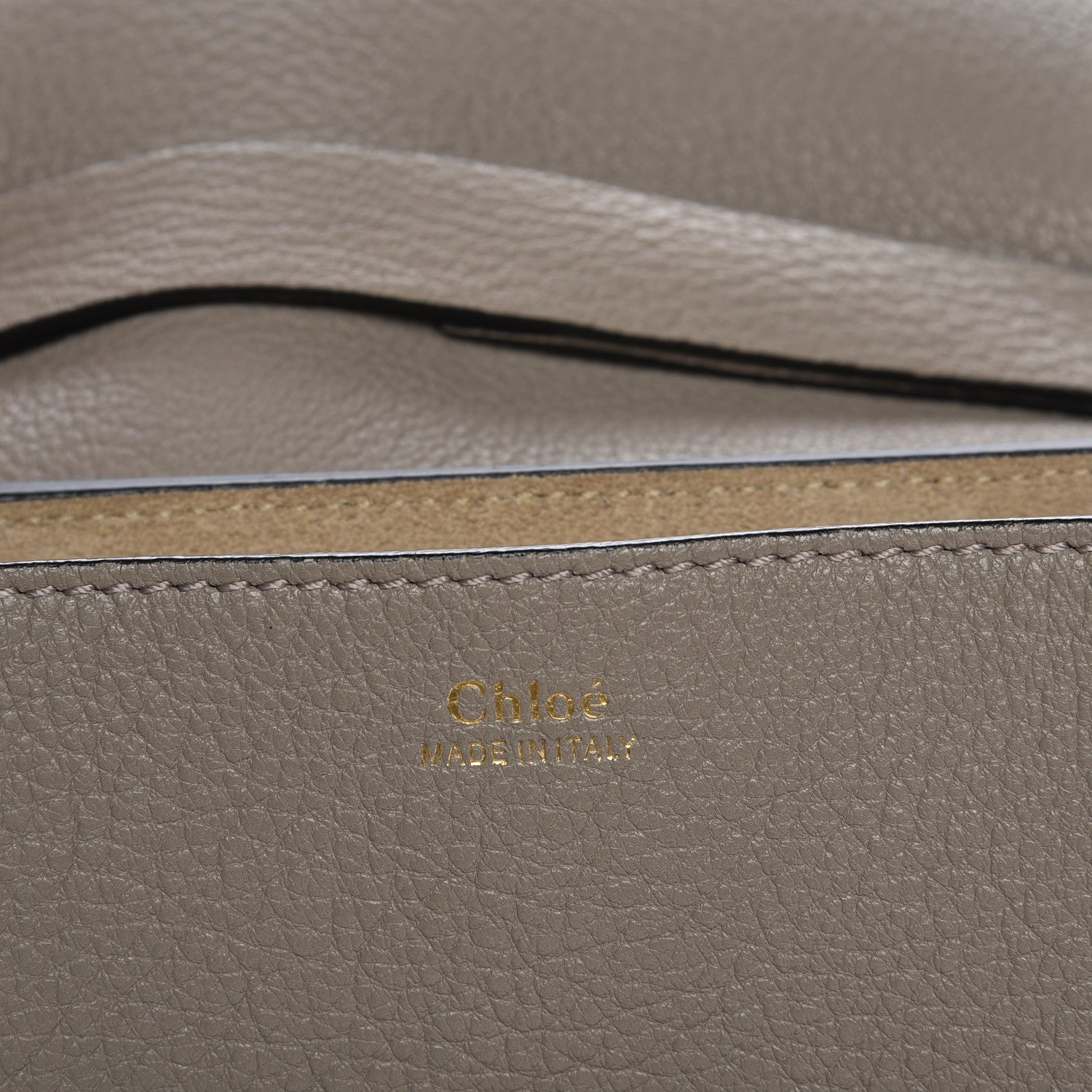 Chloe Grained Lambskin Drew Shoulder Bag Motty Grey 7 of 8