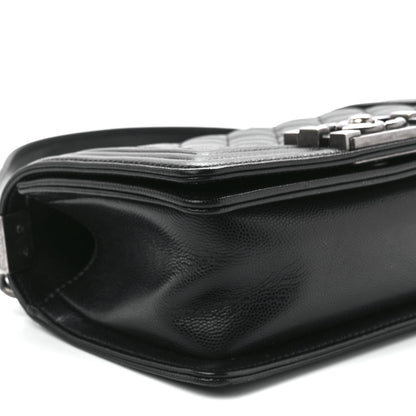 Chanel Caviar Quilted Small Boy Flap Black 10 of 11