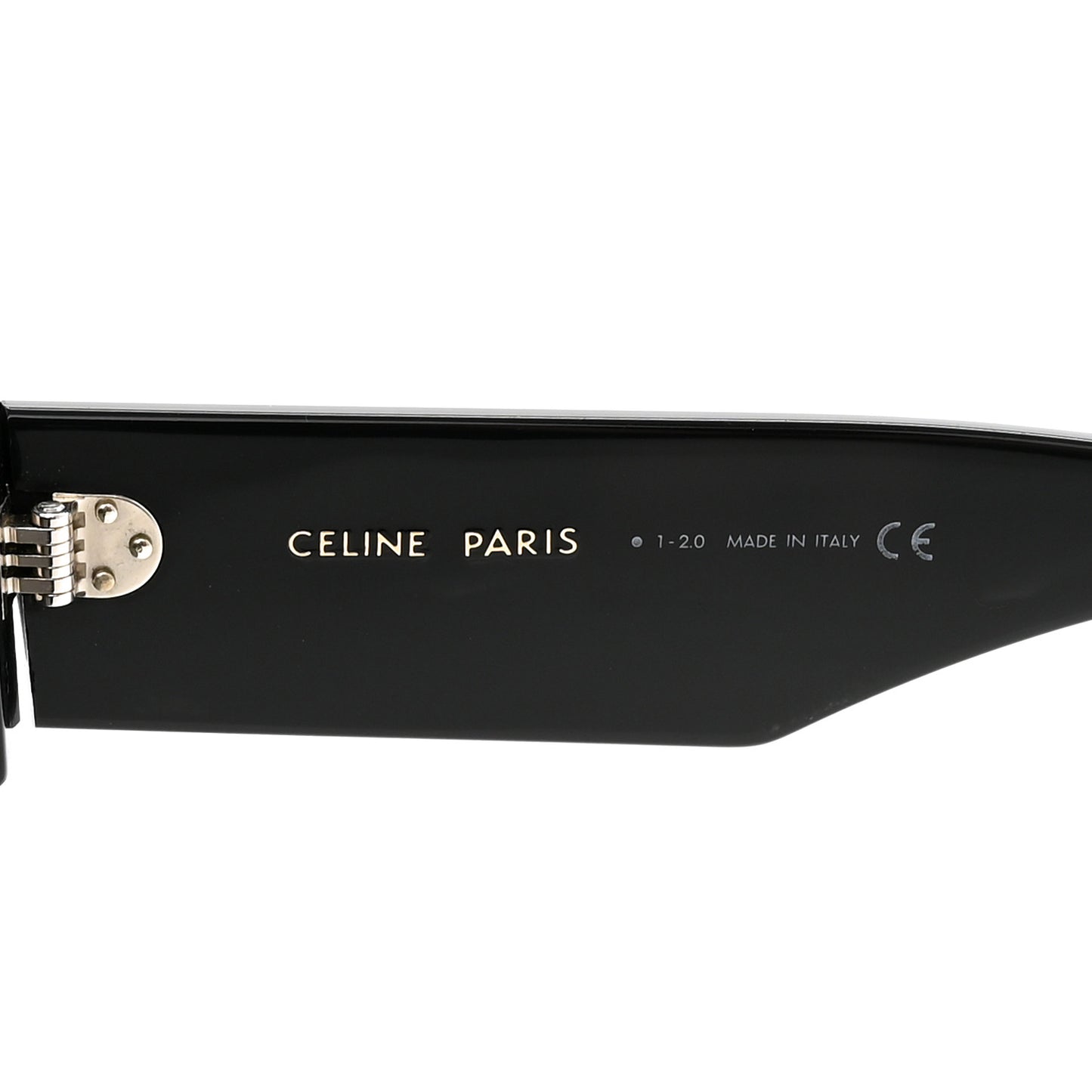 Acetate Chunky Rectangle Sunglasses CL 40092I Black