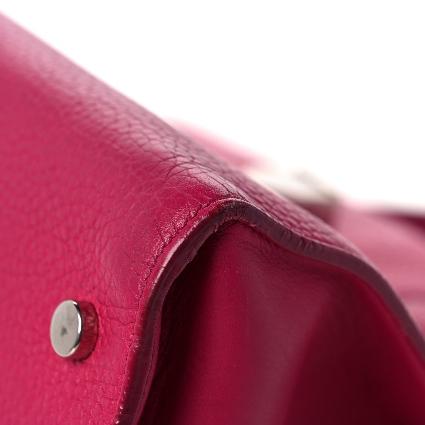 Bullcalf Medium Diorever Flap Fuschia