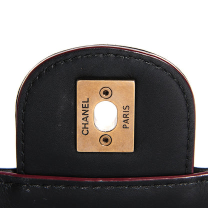 Chanel Calfskin Quilted Large Perfect Edge Flap Black 6 of 8