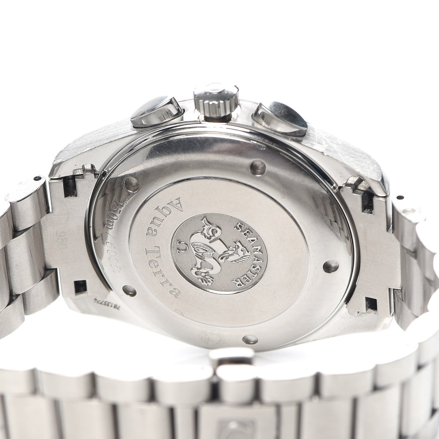 Stainless Steel 42mm Seamaster Aqua Terra Chronograph Automatic Watch Black 221.10.42.40.01.002