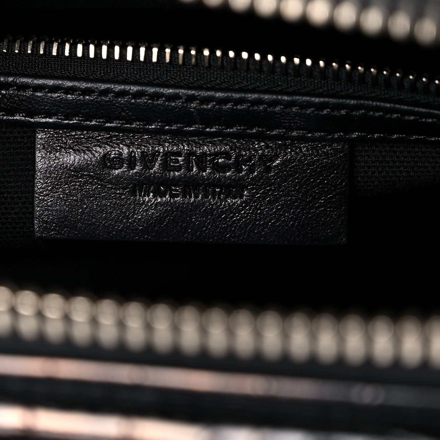 Givenchy Calfskin Crocodile Embossed Small Antigona Black 6 of 15